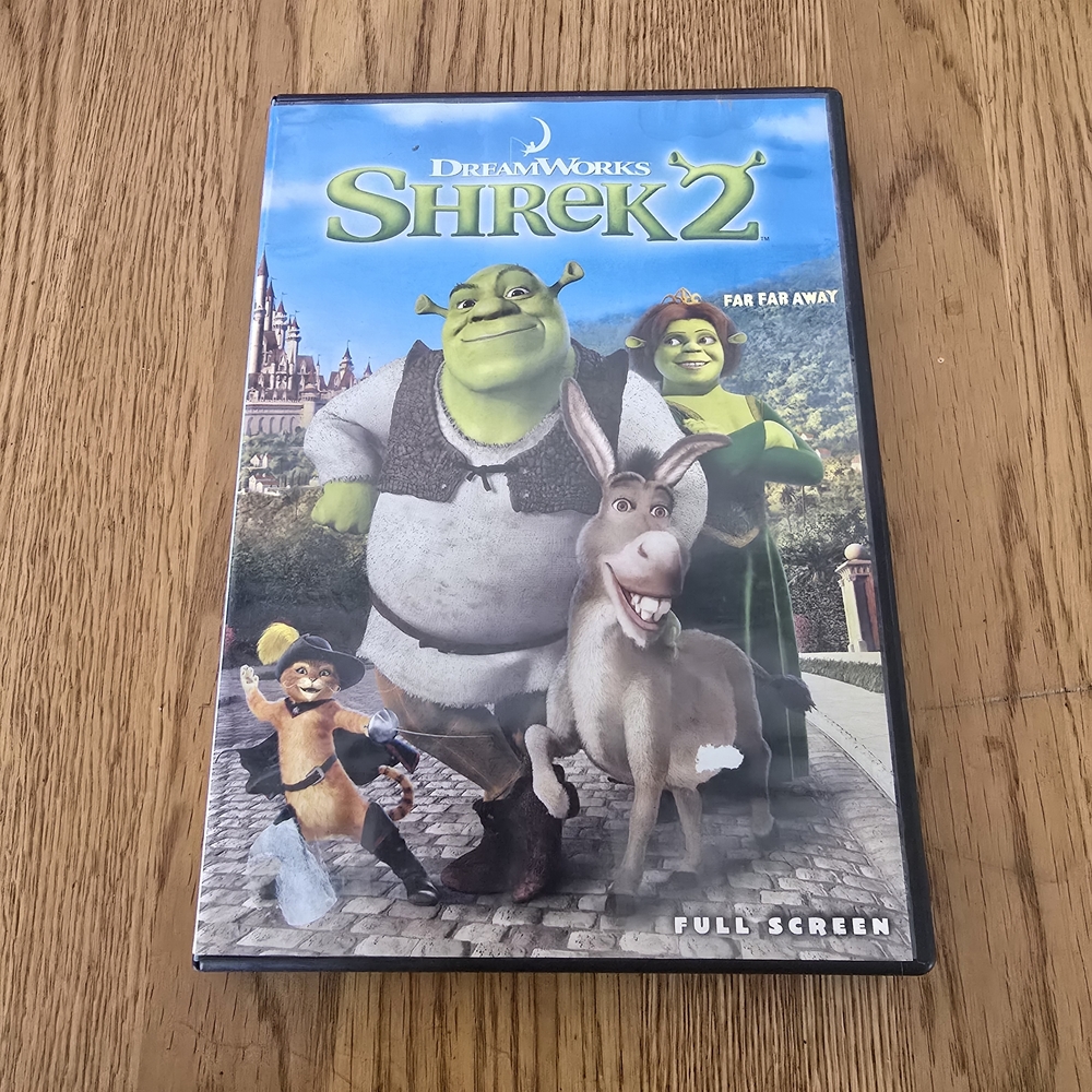 💚 Shrek 2 (2004) DVD – DreamWorks Animated Family Comedy Classic